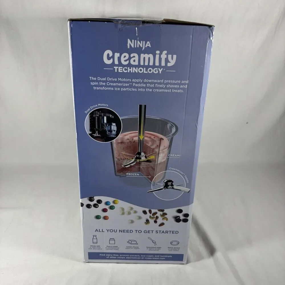 Ninja CREAMi 7-in-1 Ice Cream Maker 7 One-Touch Programs 800W 120V NC301